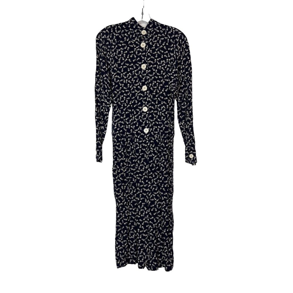 Vintage Joan Martin Dress Bias Floral Feminine Design Pattern Cut